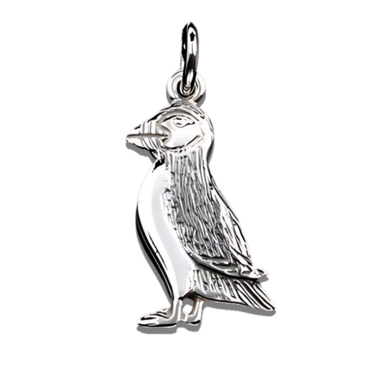 Silver Or Gold Puffin Charm - CH100- Shetland