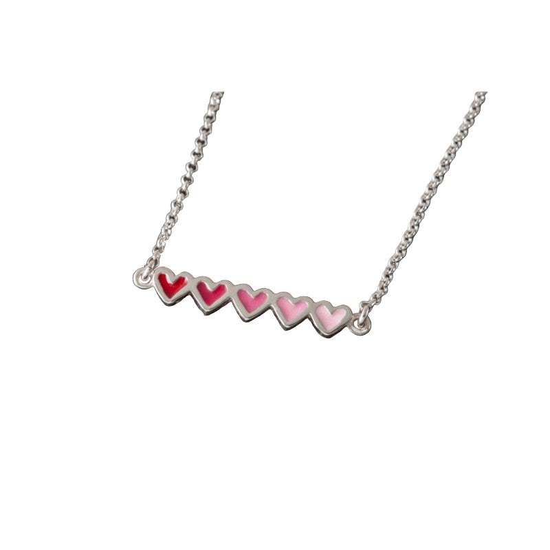 Peerie Smoorkins Silver/9ct Yellow Gold Necklace with Enamel - P357 Shetland