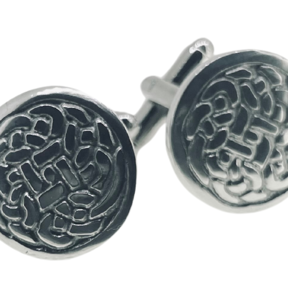 Celtic Design Pewter Cufflinks PC202 Pewtermill