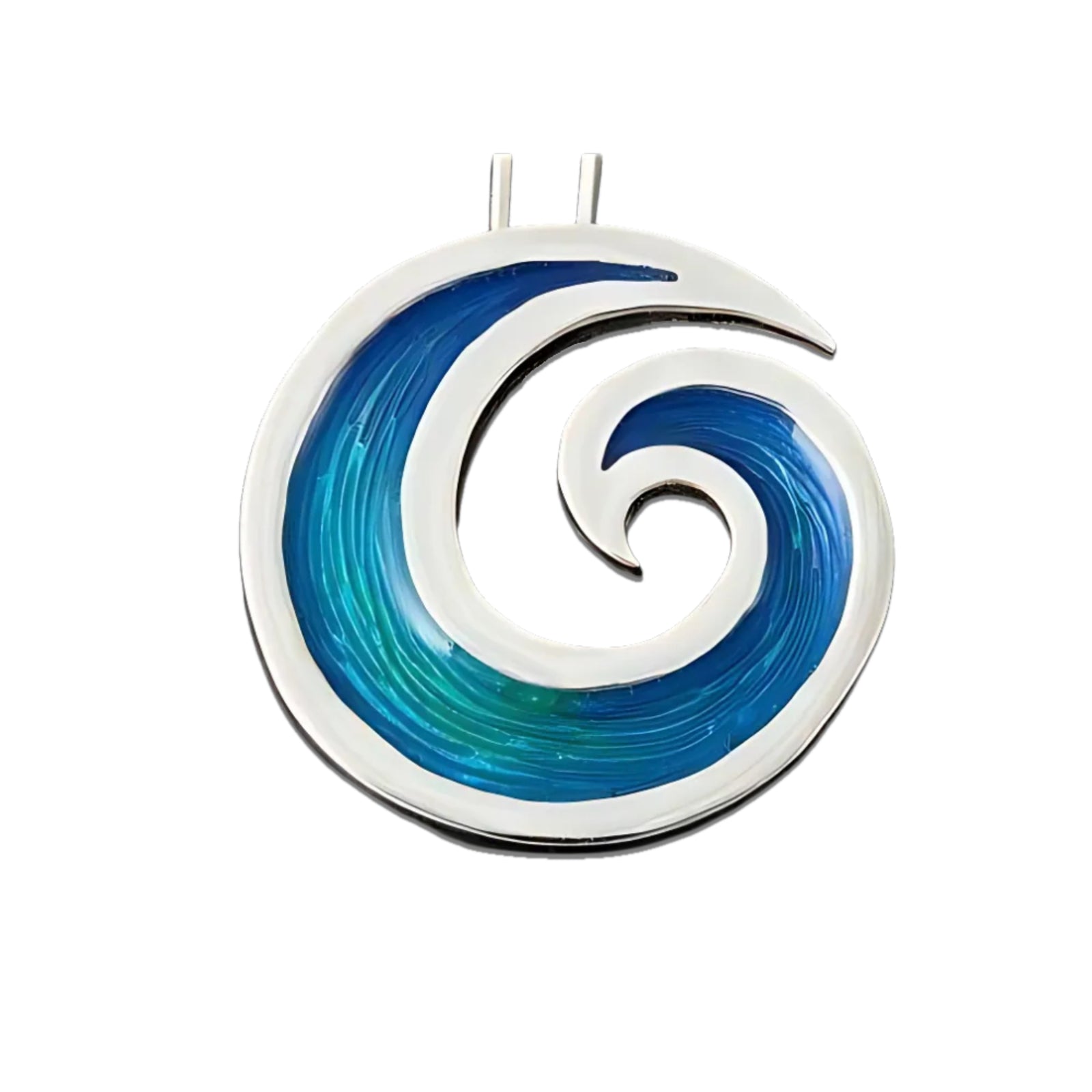Silver And Enamel Pendant - SSP02 Shetland