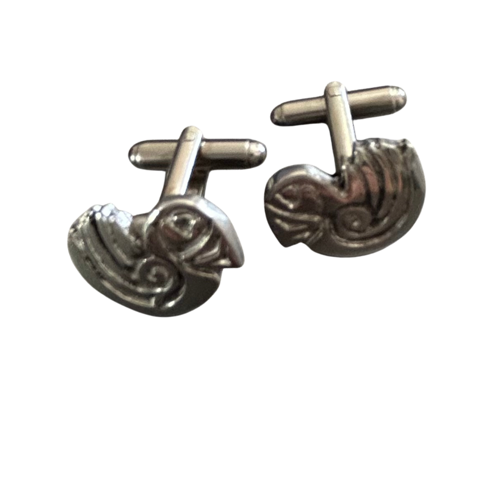 Puffin Design PewterCufflinks PC33 Pewtermill