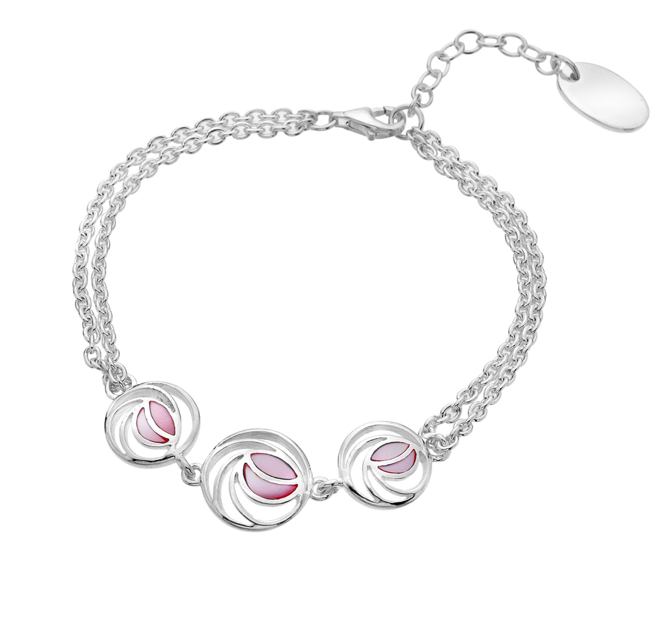 Sea Gems Mackintosh Purple Roses Bracelet.6069