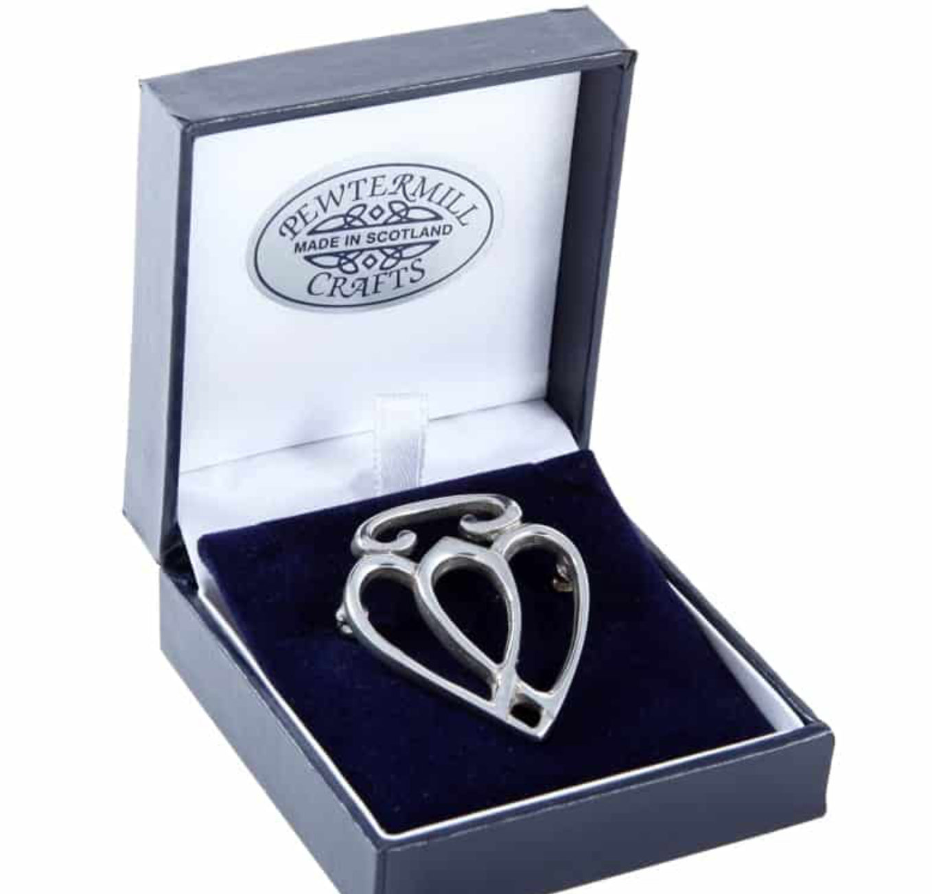 Pewter claddagh Heart Brooch.pb4