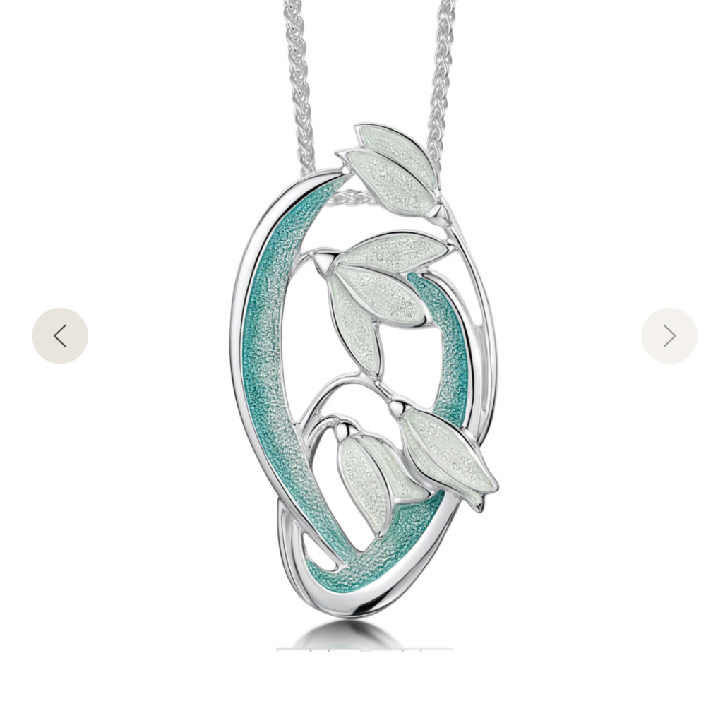 Sheila Fleet Snowdrop Pendant | EPX230 |Spring Flower