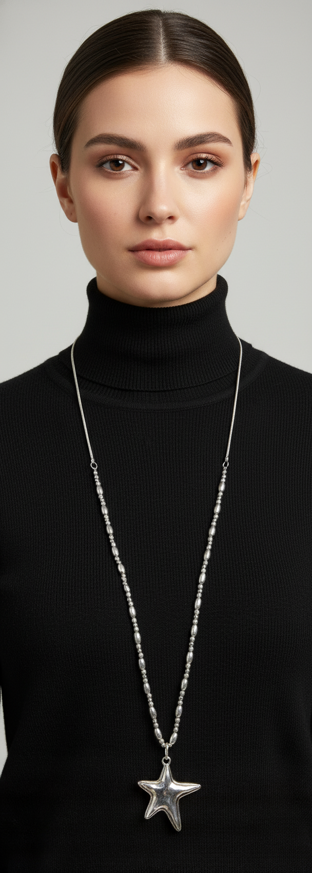 Fashion Jewellery Silver Star Necklace