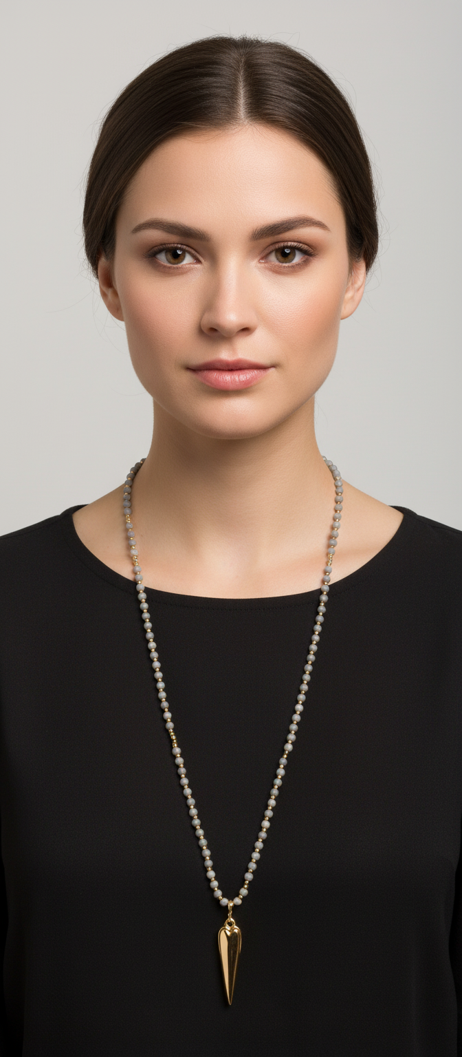 Fashion Jewellery Soft Gold Coloured Necklace