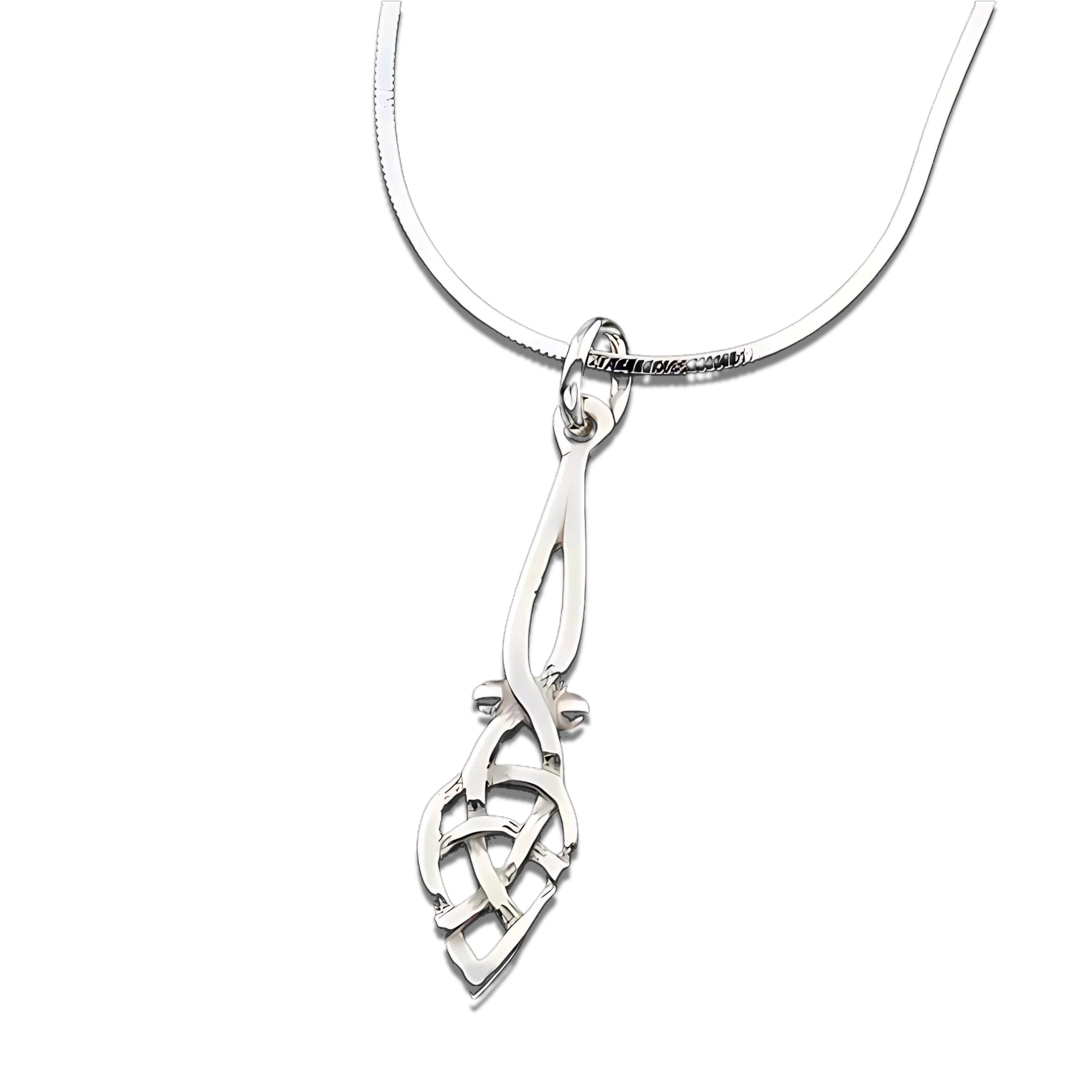 Silver or Gold Celtic Pendant - P475