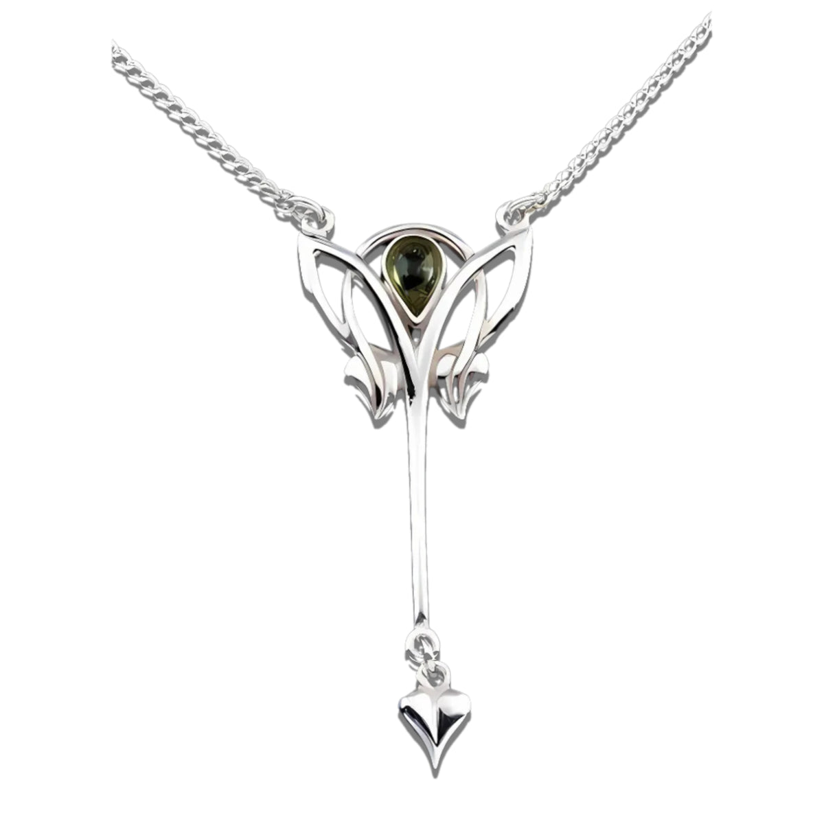 Silver or Gold Gemstone Pendant - GP220 Shetland