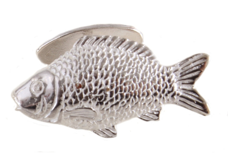 Sterling Silver Fish Cufflinks