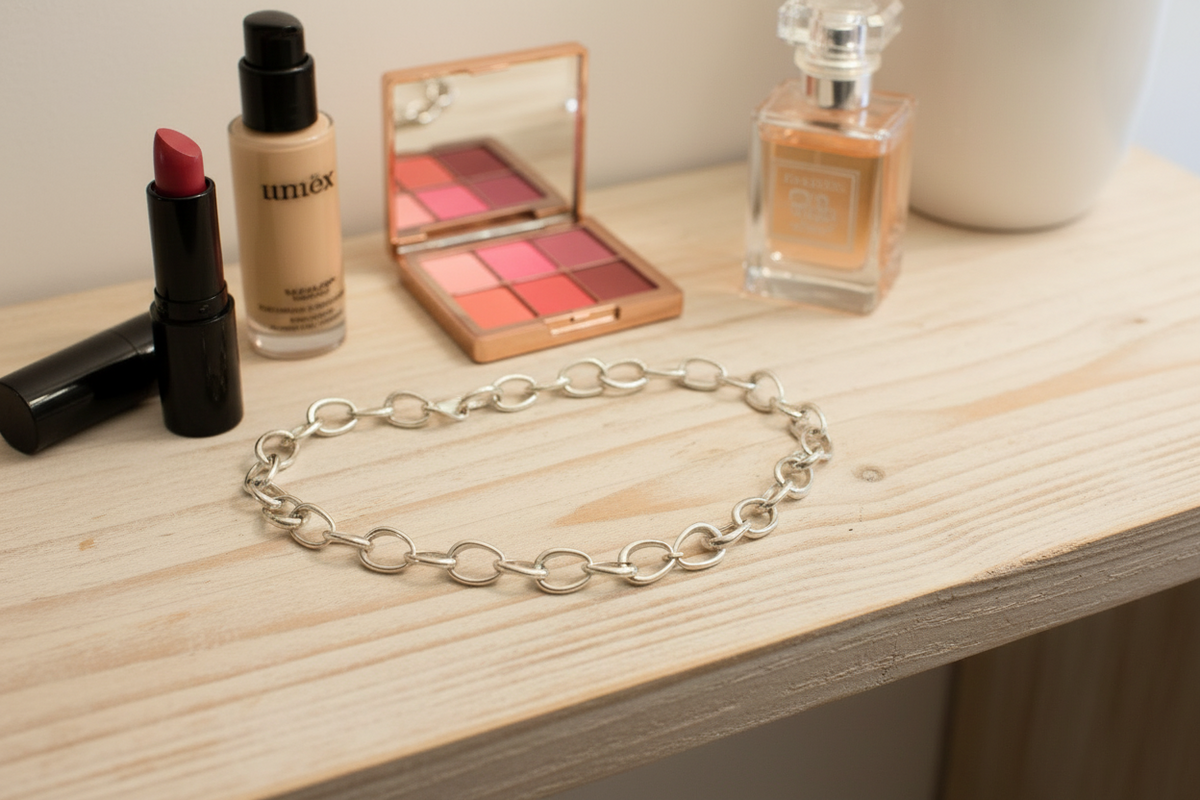 Chris Lewis Sterling Silver Tane Necklace