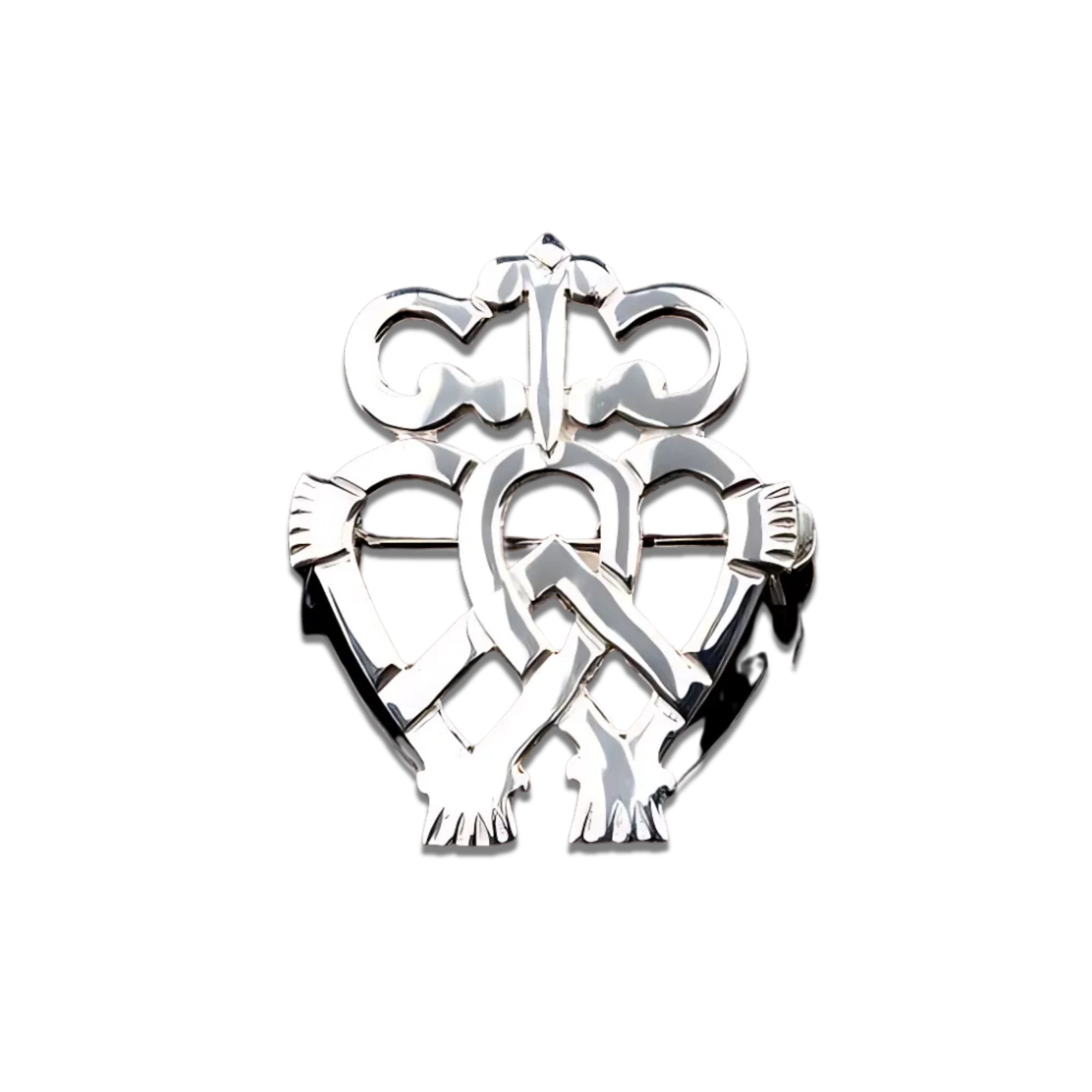 Sterling Silver or Gold Luckenbooth Brooch - B37