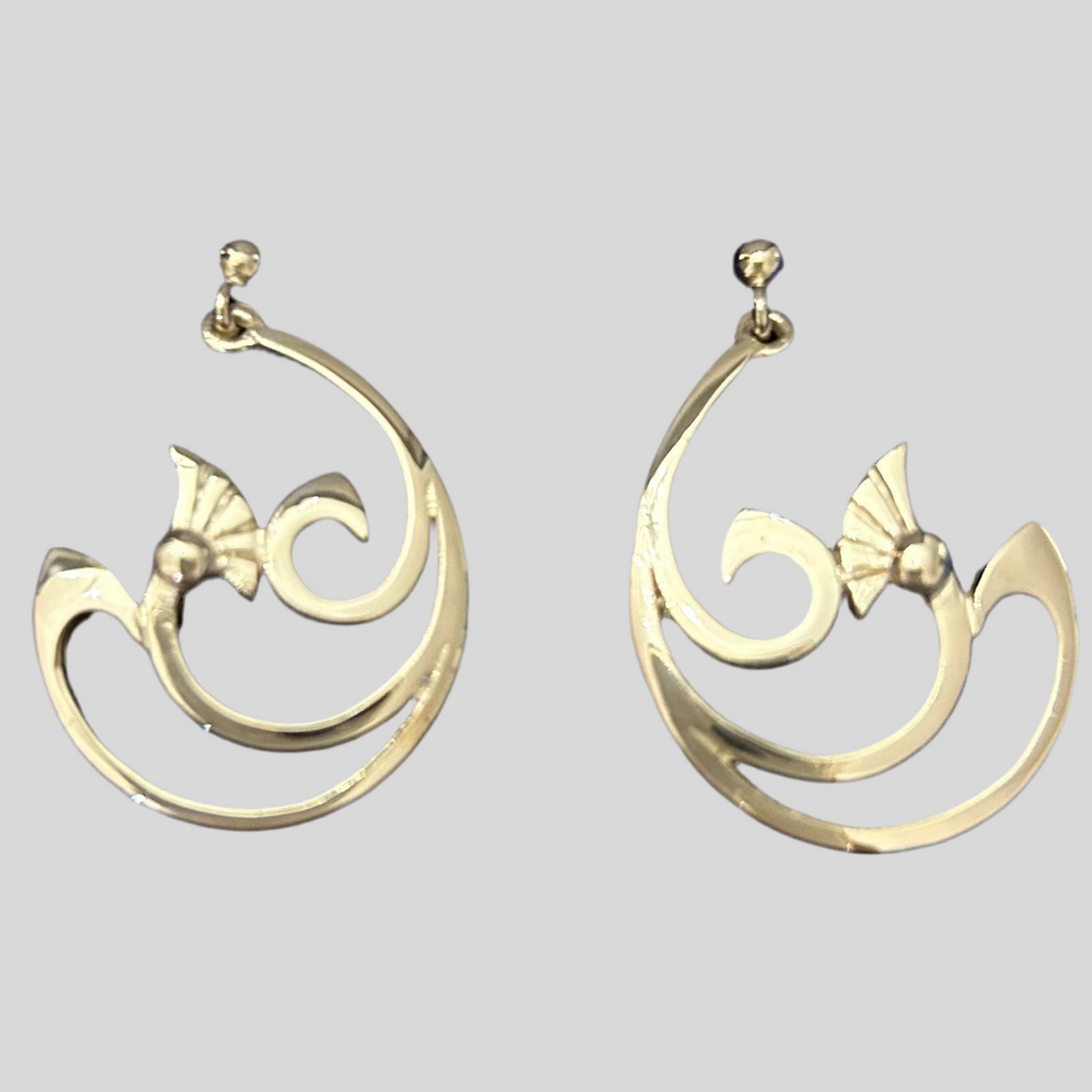 Silver Thistle Earrings.T3