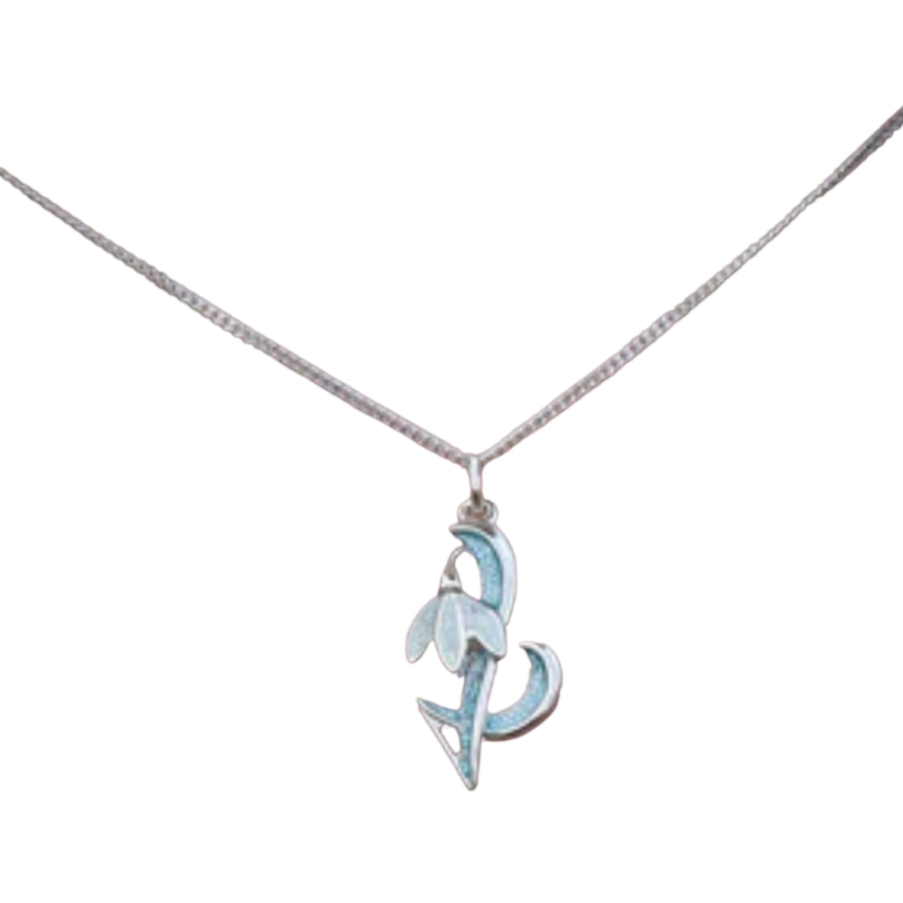 Sheila Fleet EP0226 Snowdrop Pendant | Orkney Spring