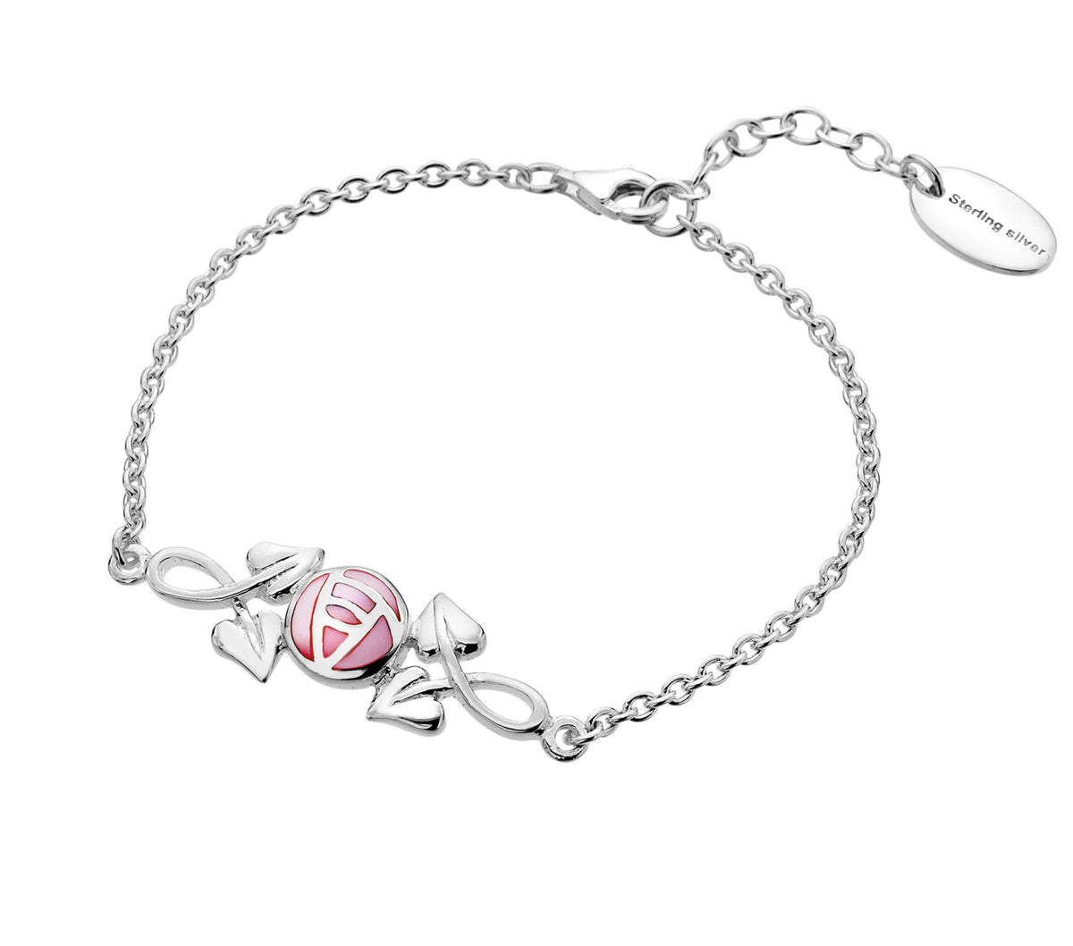 Sea Gems Mackintosh Purple Rose Bracelet.6126
