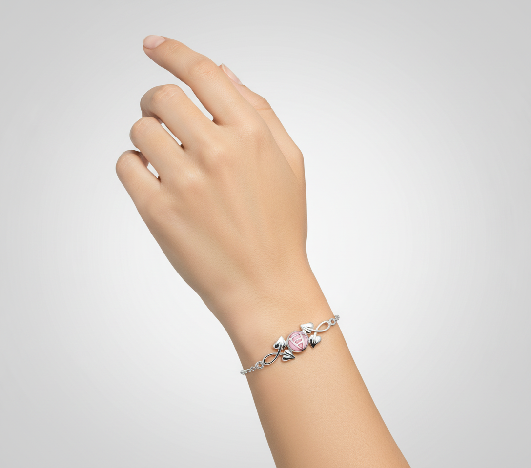 Sea Gems Mackintosh Purple Rose Bracelet.6126