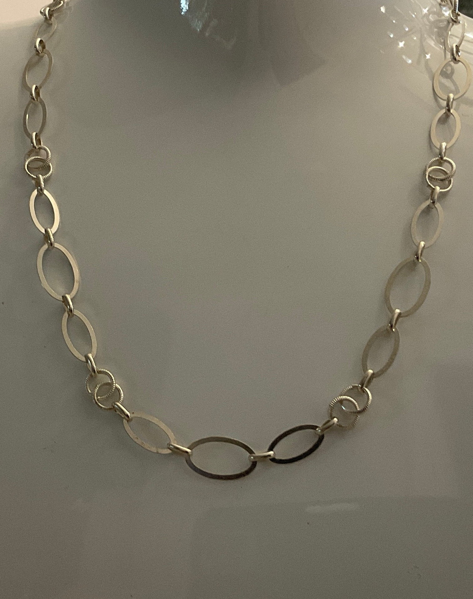 Timeless Silver Chain 18 Inch Necklace Tokash