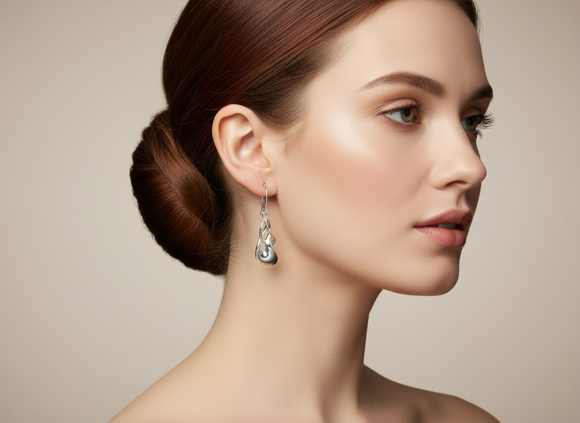 Sterling Silver Earrings -E19338 Hagit Gorali