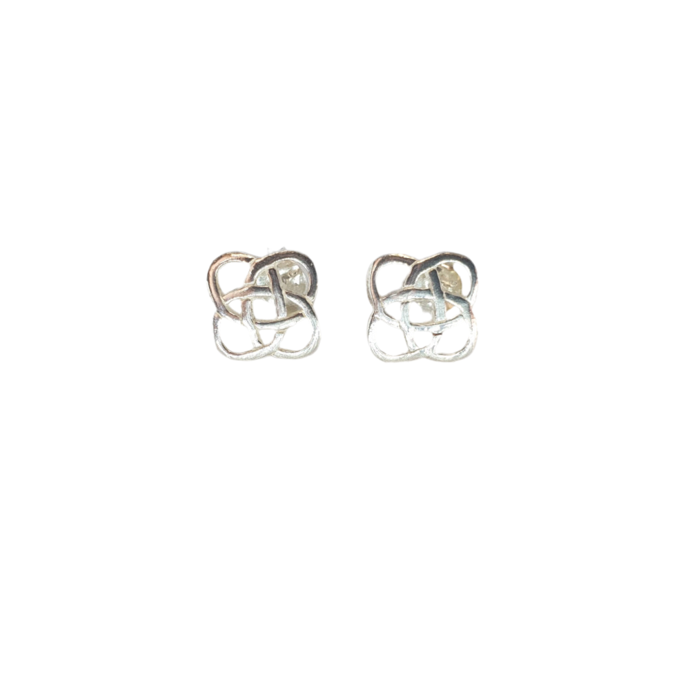 Sterling Silver Celitc Stud Earrings