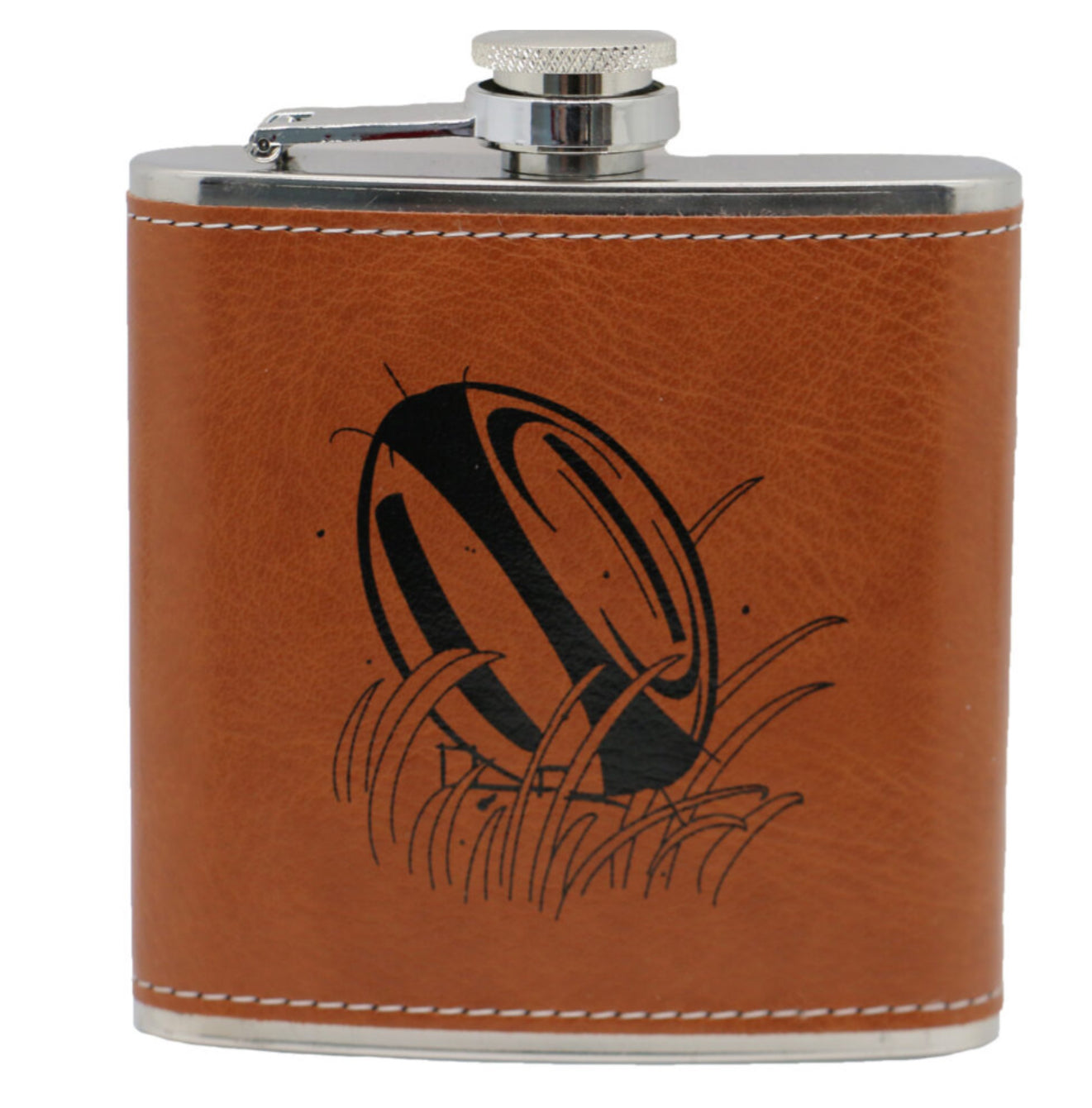 Design Hip Flask – 6oz Stainless Steel