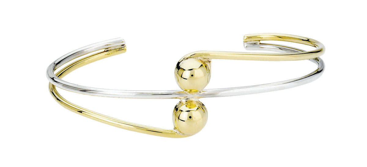 Sterling Silver and Copper Cuff Bangle.B101 Tiangus Jackson