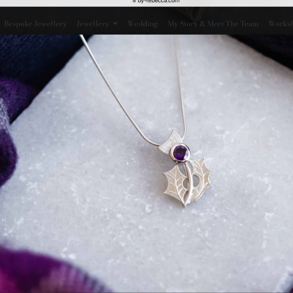 Scottish Thistle Pendant