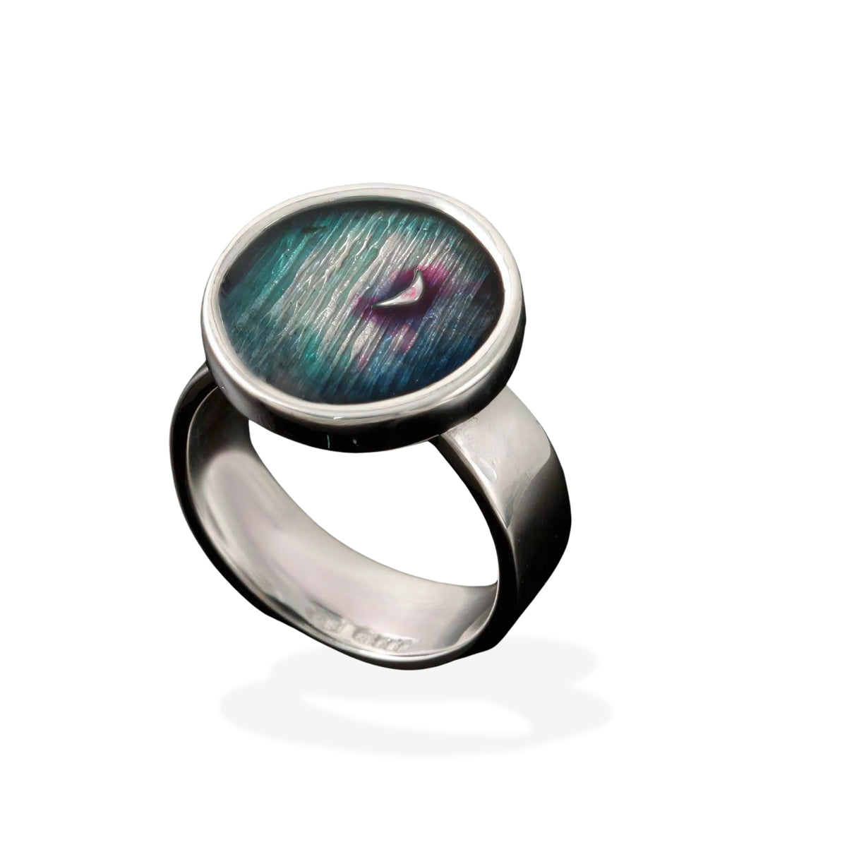 Silver Mirrie Dancers Ring - MDR20 Shetland