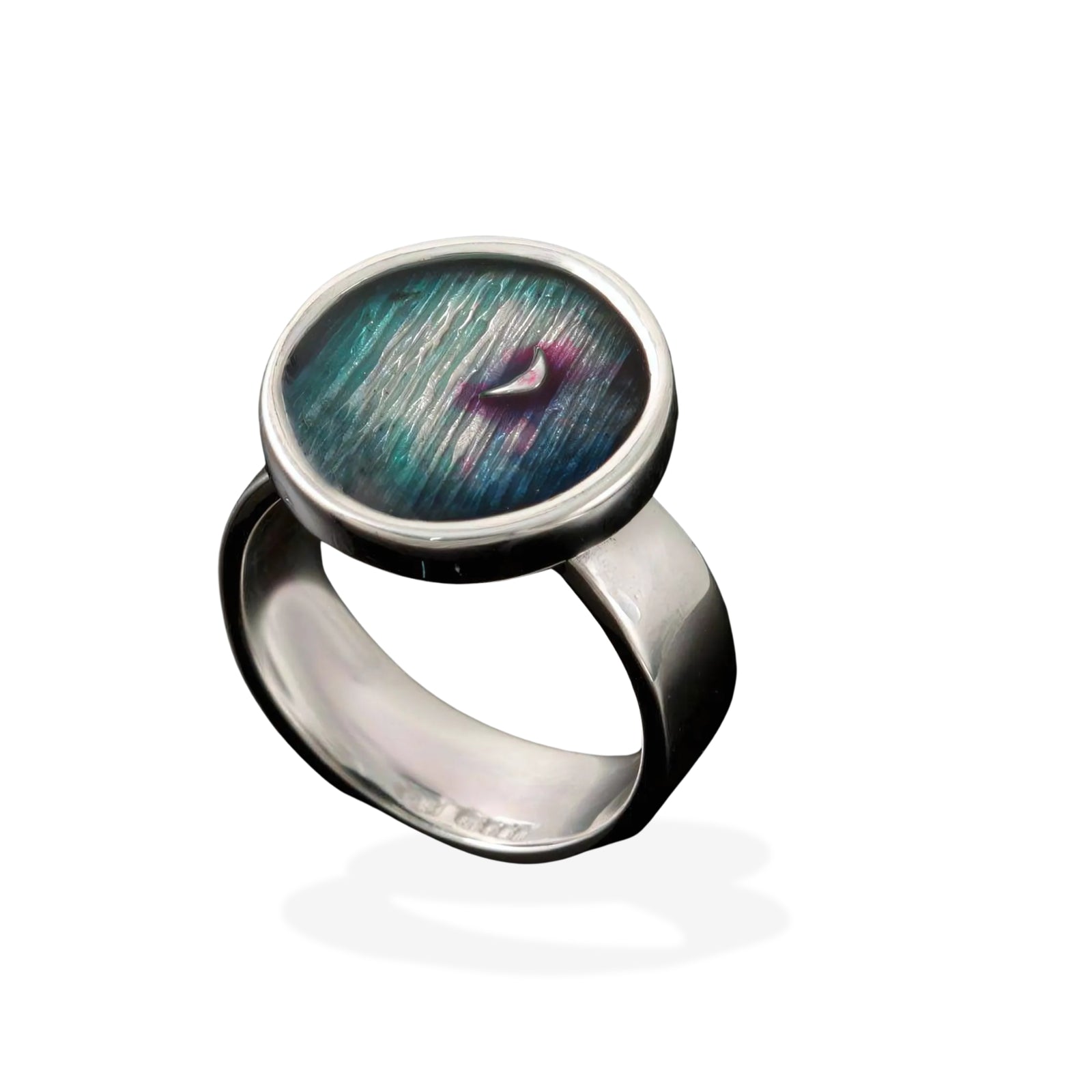 Silver Mirrie Dancers Ring - MDR20 Shetland