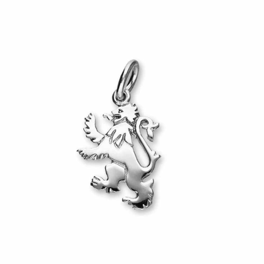 Sterling Silver or Lion Rampant Charm- C151 Ortak