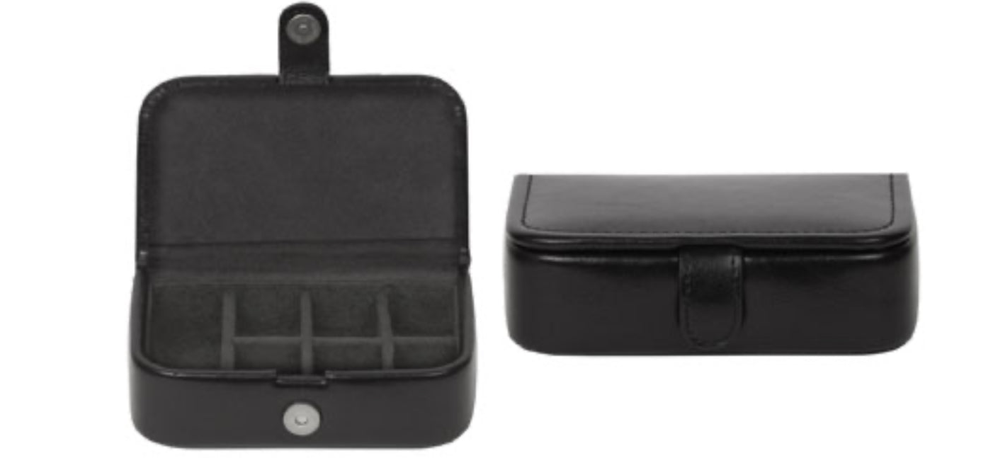 Black Leatherette Storage Box