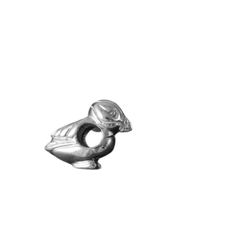 Silver Puffin Charm for Pandora Type Bracelet.- BC1 Shetland