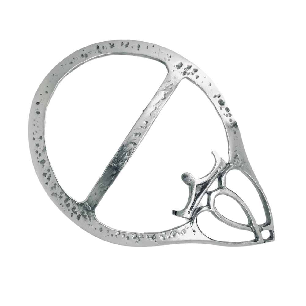 Pewter Luckenbooth Scarf Ring.lsr7 Pewtermill