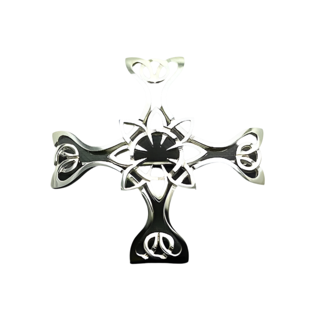 Silver Celtic Brooch St Columbo