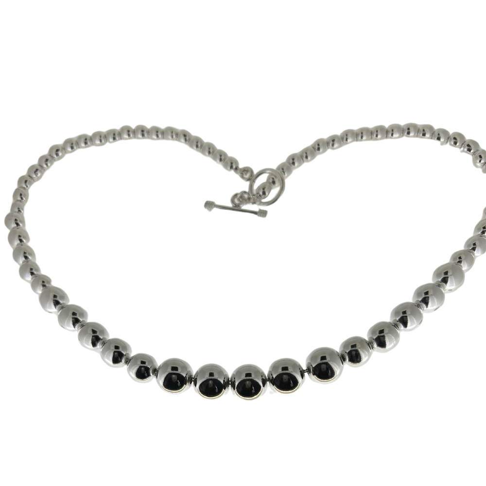 Fabulous Beaded Silver Necklace Tianguis Jackson