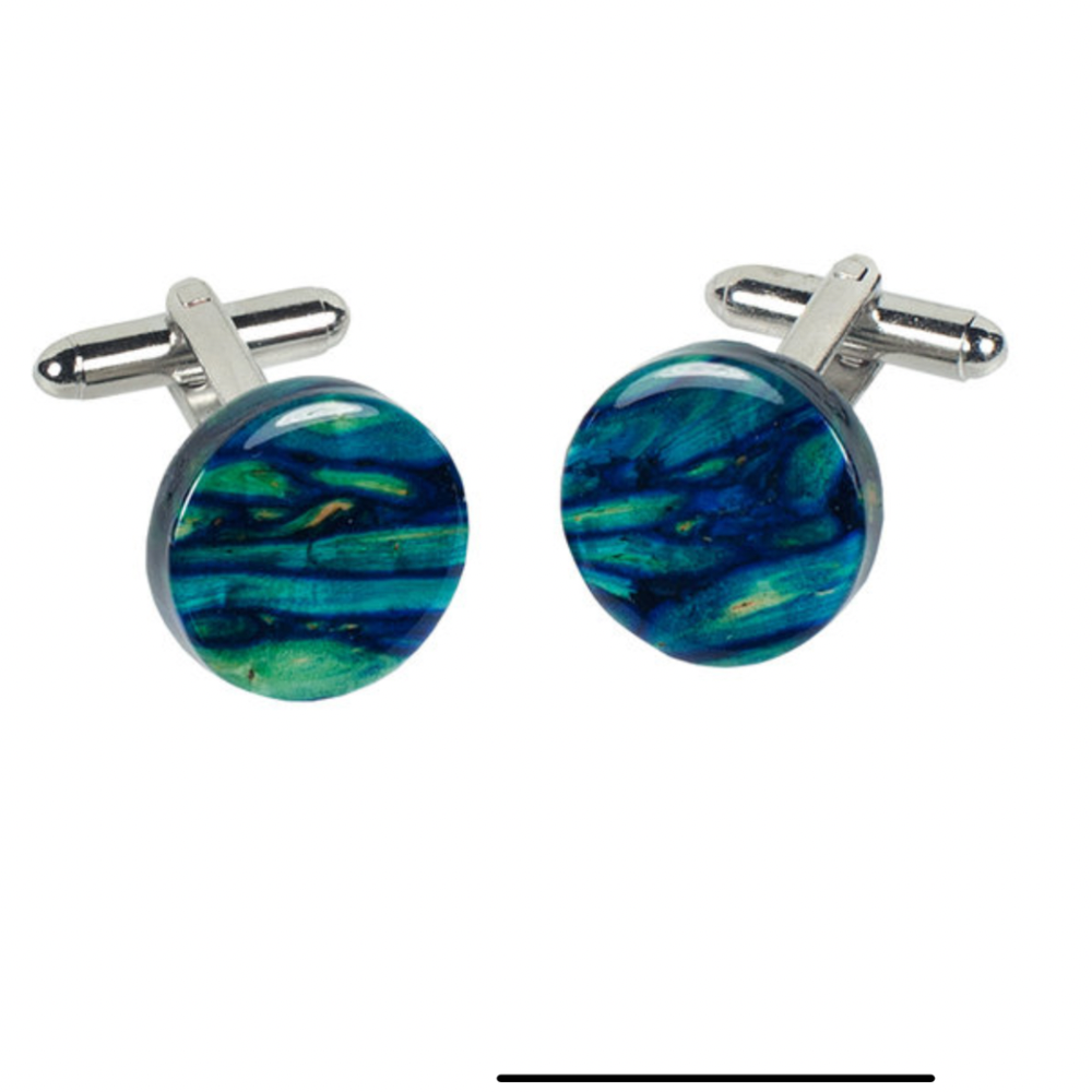 Heather roundCufflinks - HC10