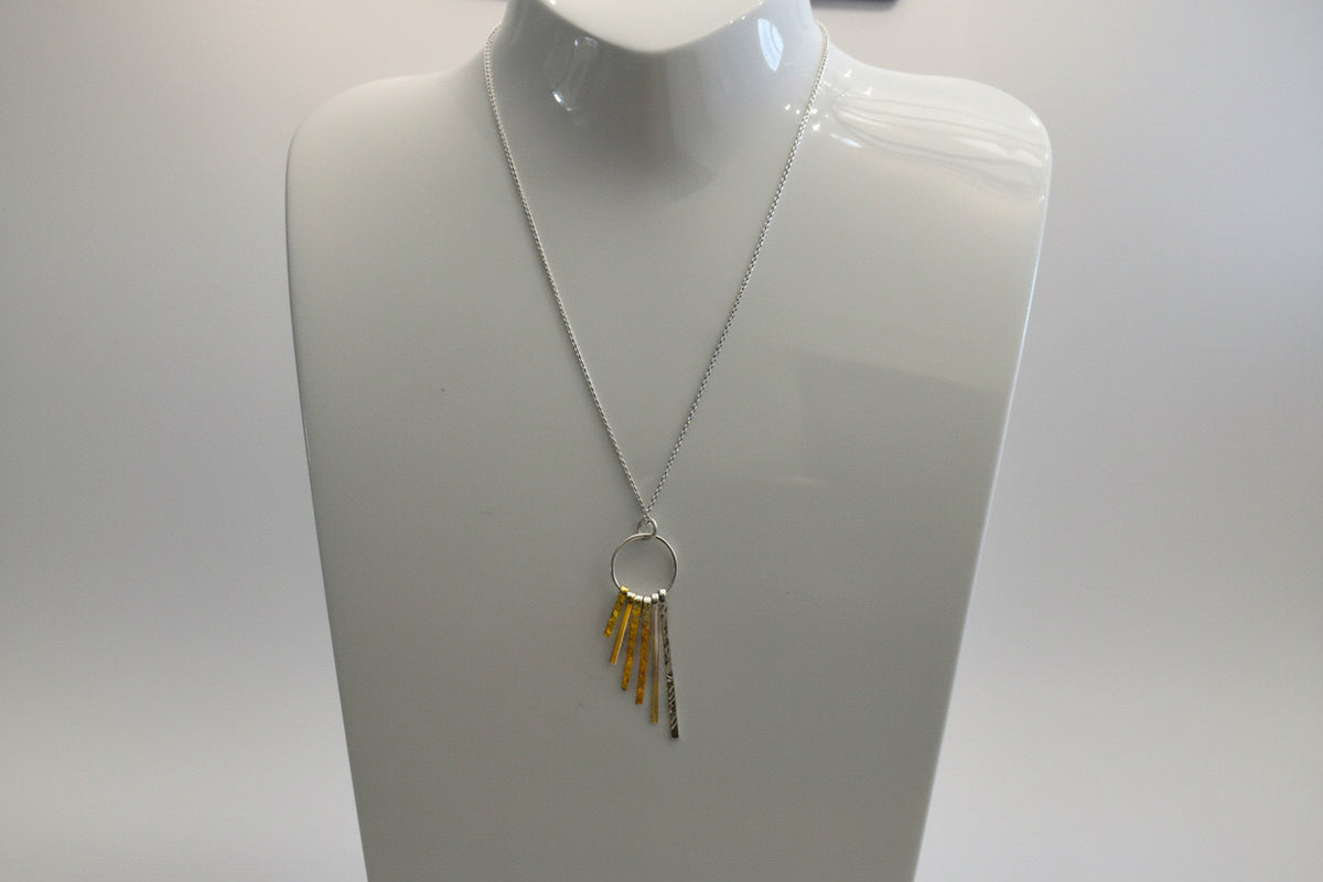 Chris Lewis Sterling Silver Kinetic Pendant