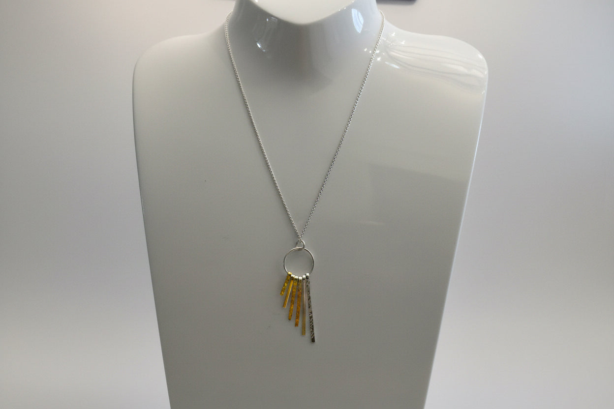 Chris Lewis Sterling Silver Kinetic Pendant