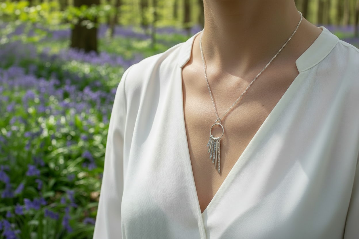 Chris Lewis Sterling Silver Kinetic Pendant