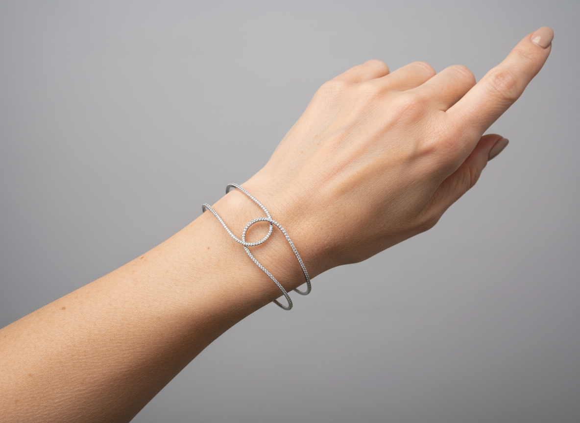 Silver Bangle JZBN024