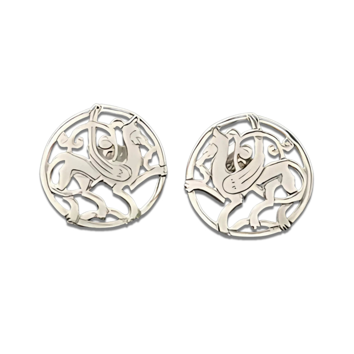 Sterling Silver Or Gold Quendale Earrings - E224-S-L Shetland