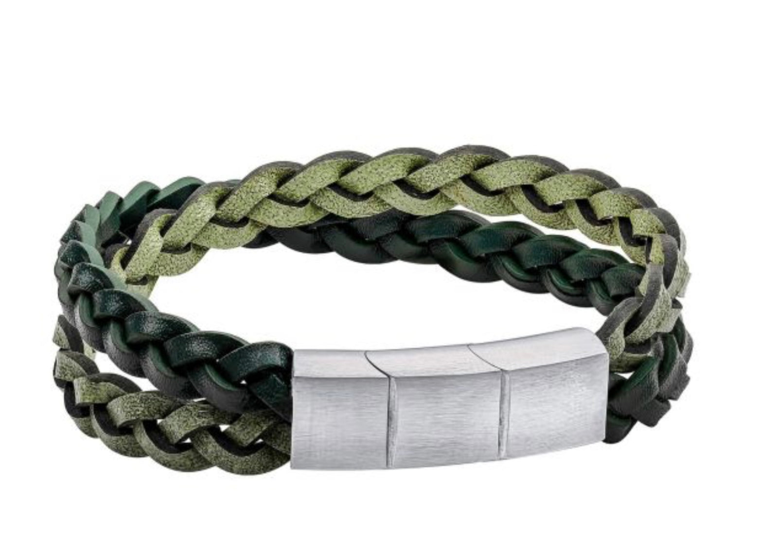 Fred Bennett Double Leather Mens Bracelet