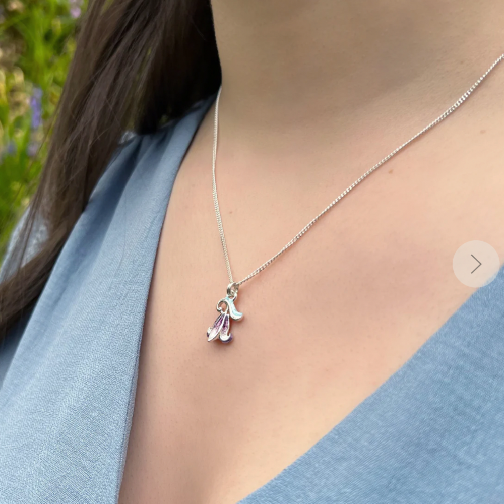 EP0241 Bluebell Pendant | Sheila Fleet Nature-Inspired Design