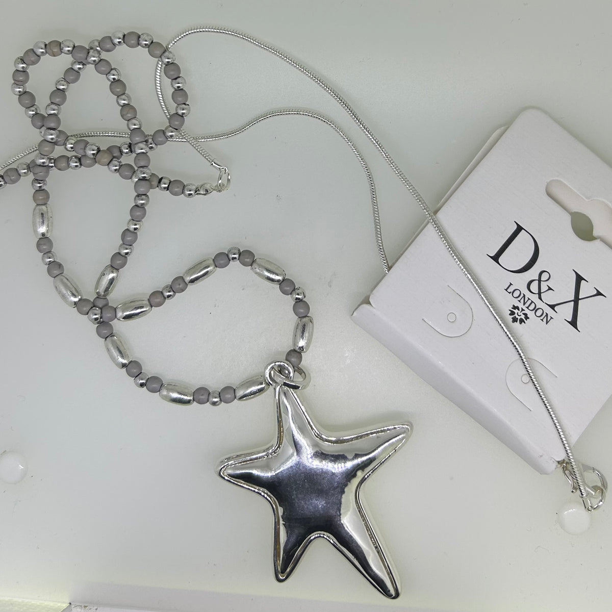 Fashion Jewellery Silver Star Necklace
