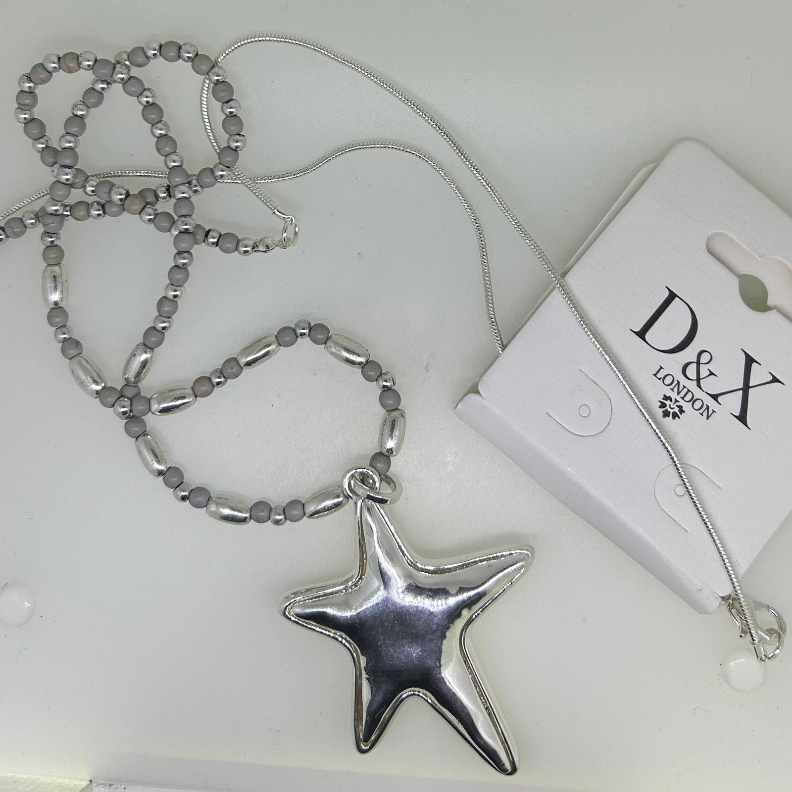 Fashion Jewellery Silver Star Necklace