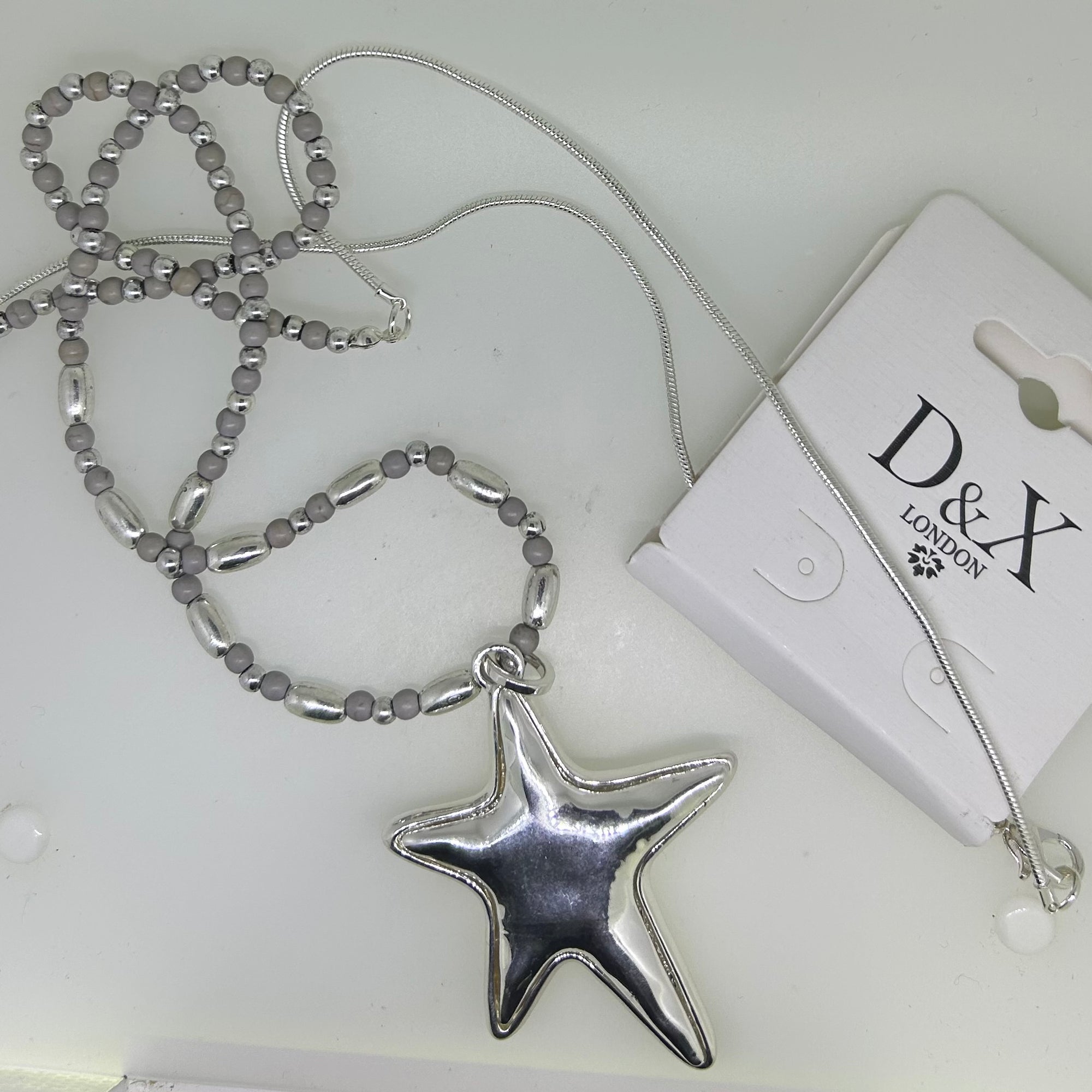 Fashion Jewellery Silver Star Necklace