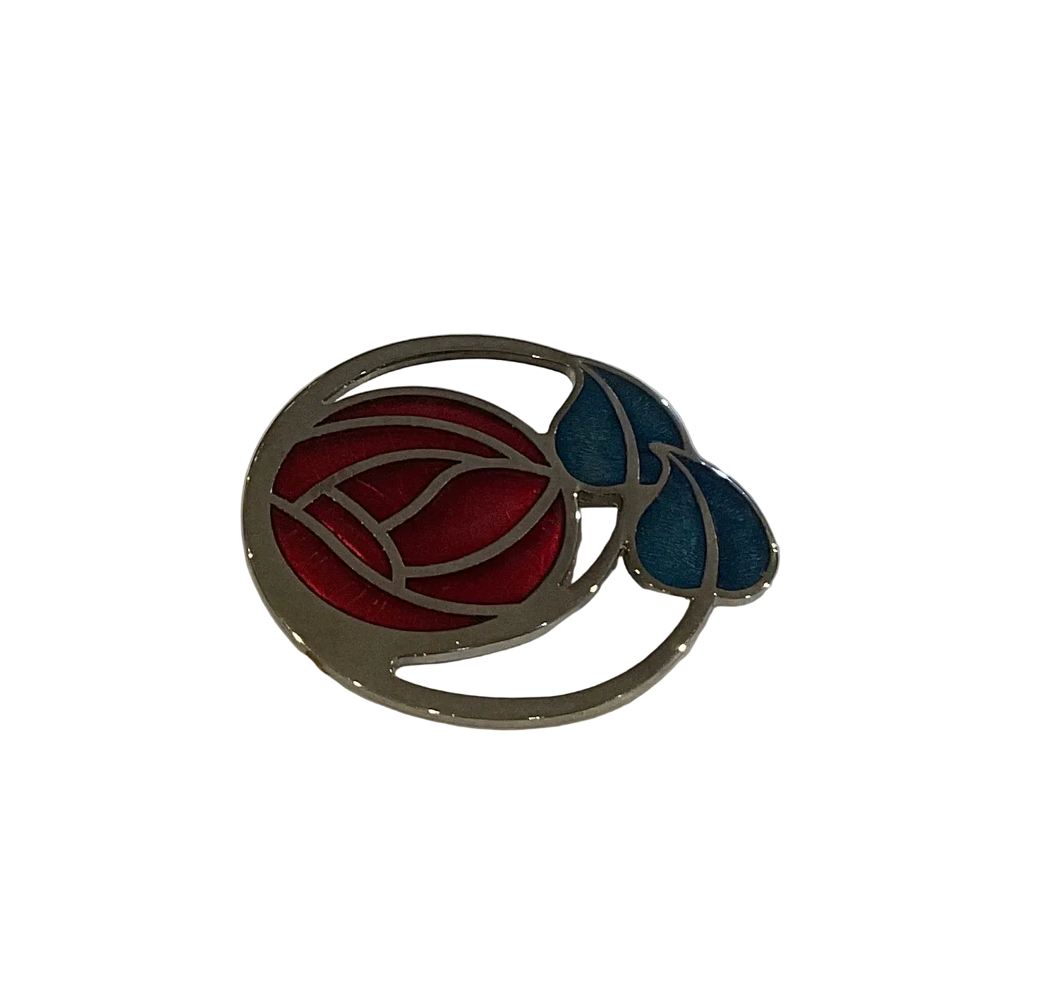 Sea Gems Enamel Large Mackintosh Brooch - 7761