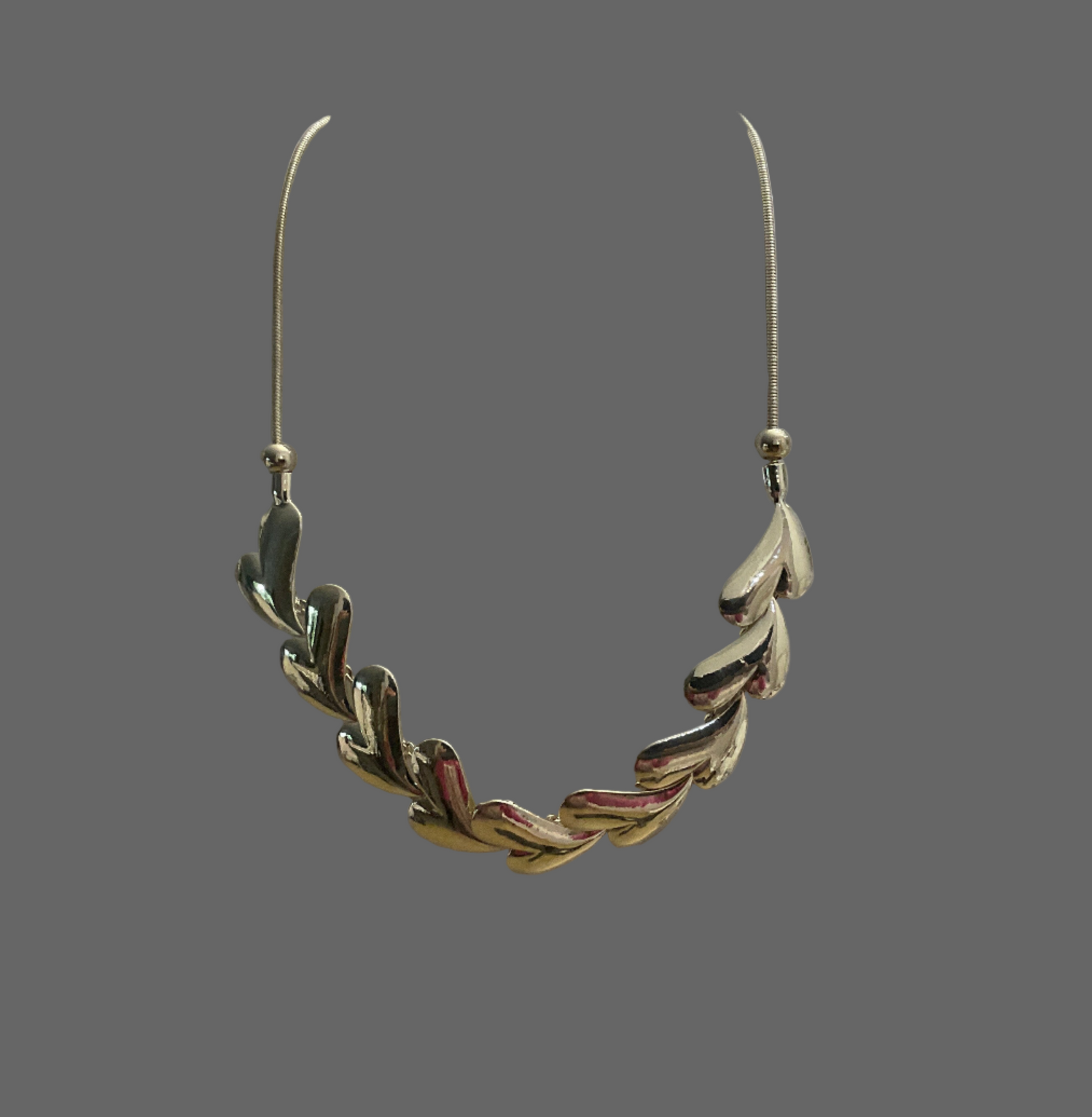 Fashion Jewellery soft Gold Coloured Necklace