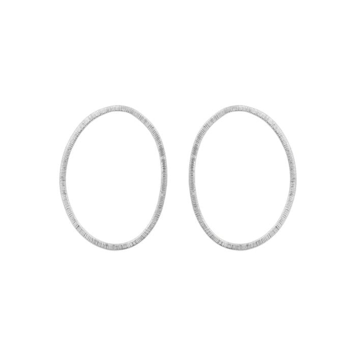 Fire Large Sterling Silver or 9ct Rose Gold Earrings Aurora