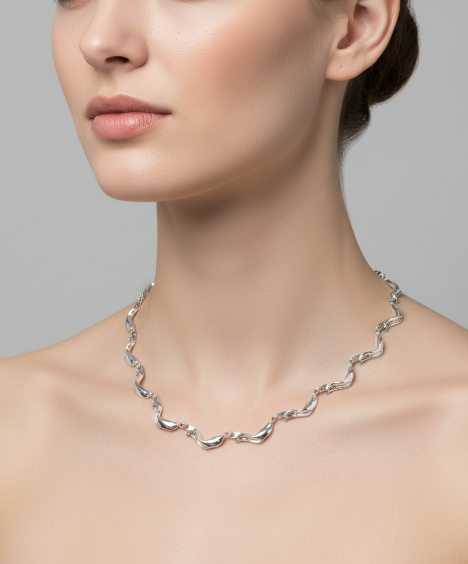 Sterling Silver Necklace -Hagit Gorali