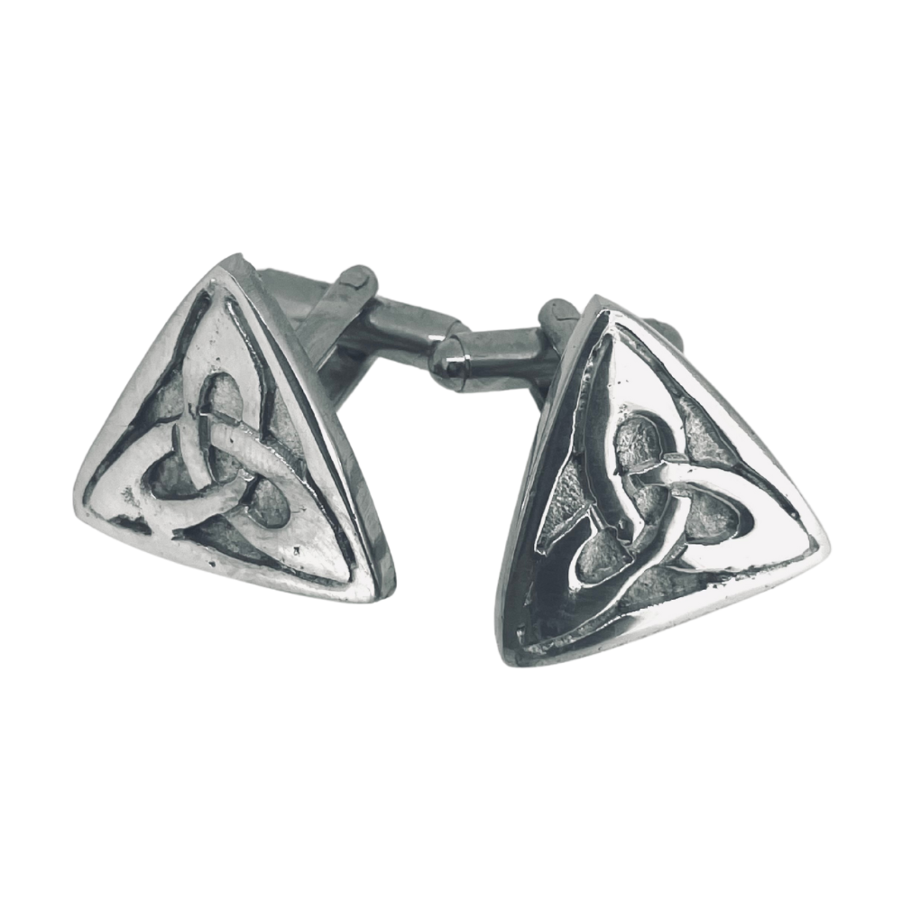 Triquetera Pewter Cufflinks PC205 Pewtermill