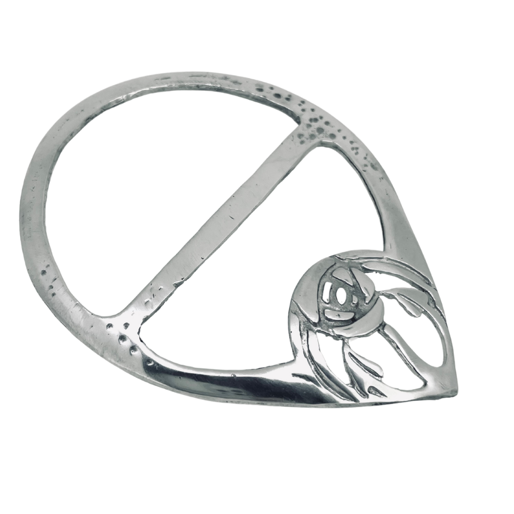 Mackintosh Design Pewter Scarf Ring.LSR6 Pewtermill